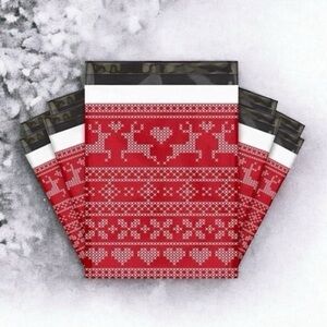 (10) 10x13 Christmas Poly Mailers